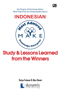 Indonesian Make Sudy & Lessons Learned From The Winner